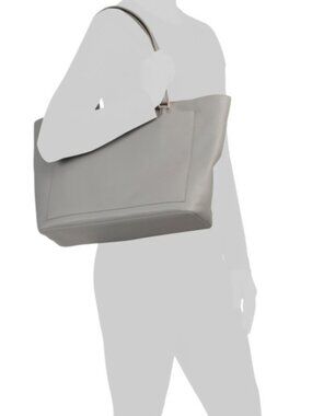 COLE HAAN  Large Grey Leather Tote